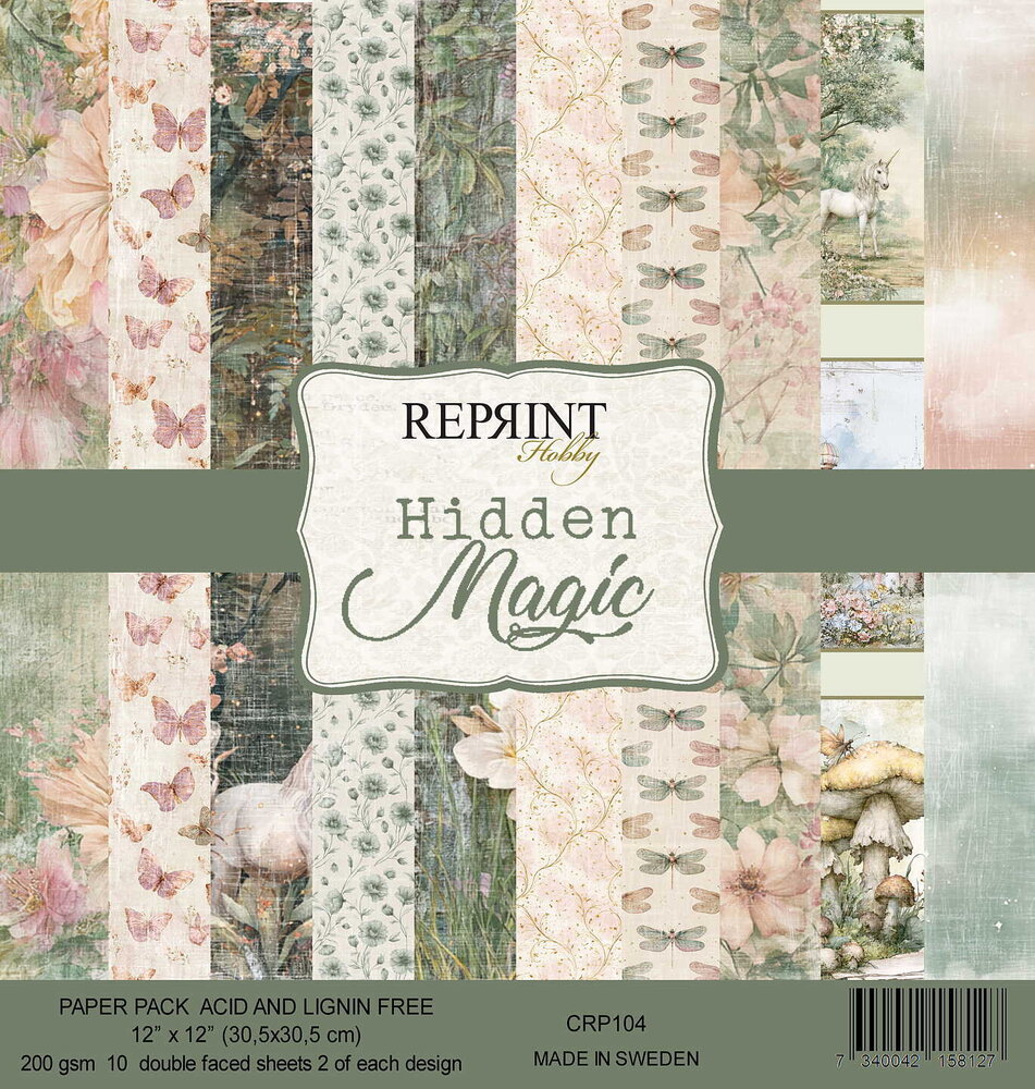 Reprint PRE-ORDER Hidden Magic 12x12 Inch Paper Pack (CRP104)