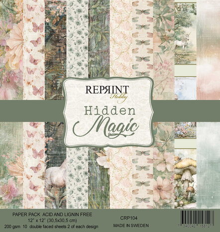 Reprint PRE-ORDER Hidden Magic 12x12 Inch Paper Pack (CRP104)
