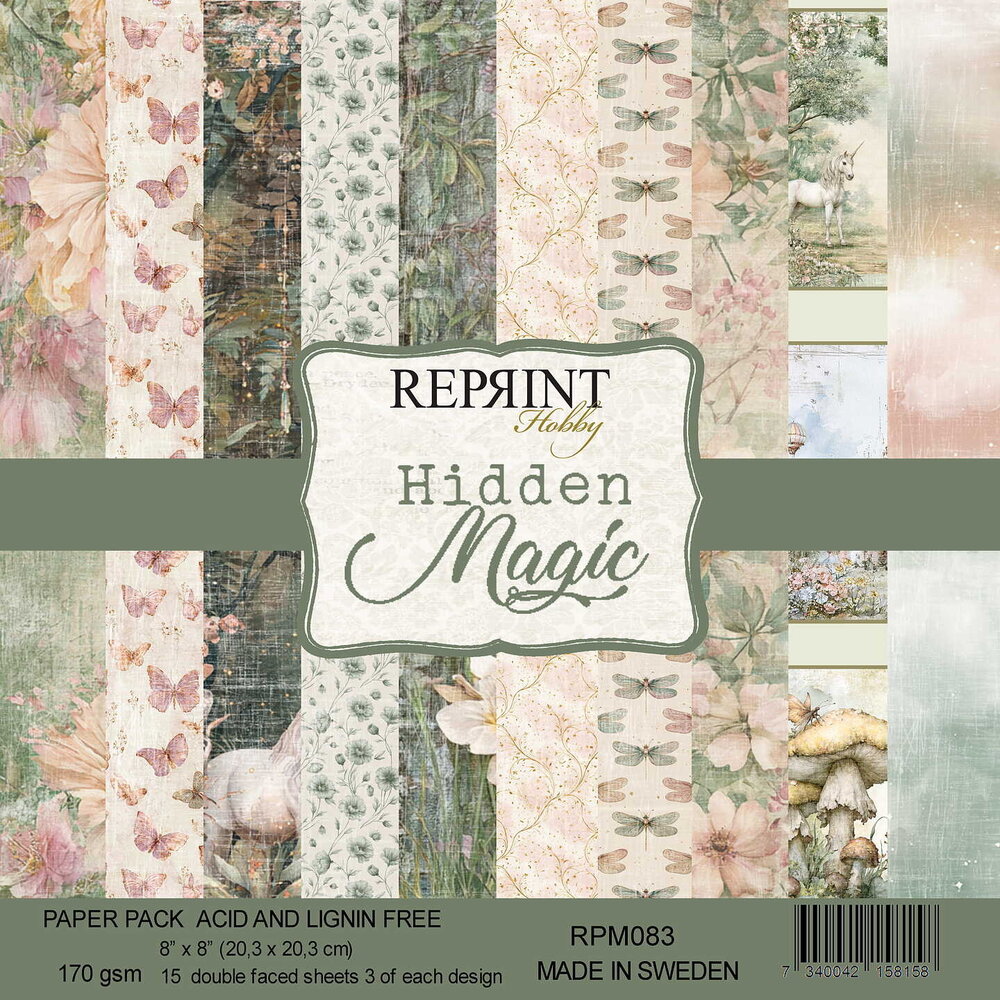 Reprint PRE-ORDER Hidden Magic 8x8 Inch Paper Pack (RPM083) Reprint PRE-ORDER Hidden Magic 8x8 Inch Paper Pack (RPM083)