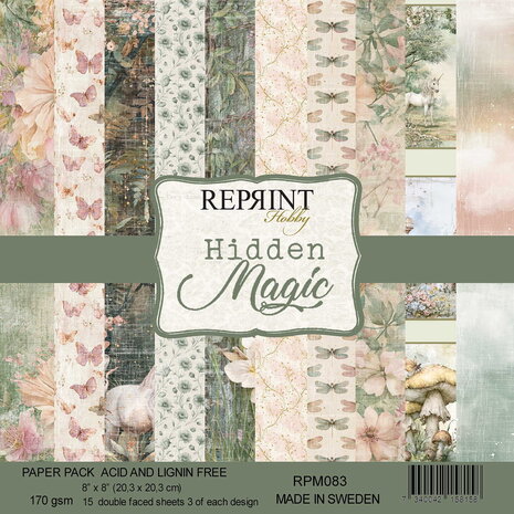 Reprint PRE-ORDER Hidden Magic 8x8 Inch Paper Pack (RPM083) Reprint PRE-ORDER Hidden Magic 8x8 Inch Paper Pack (RPM083)