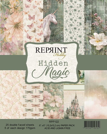 Reprint PRE-ORDER Hidden Magic 6x6 Inch Paper Pack (RPP122) Reprint PRE-ORDER Hidden Magic 6x6 Inch Paper Pack (RPP122)