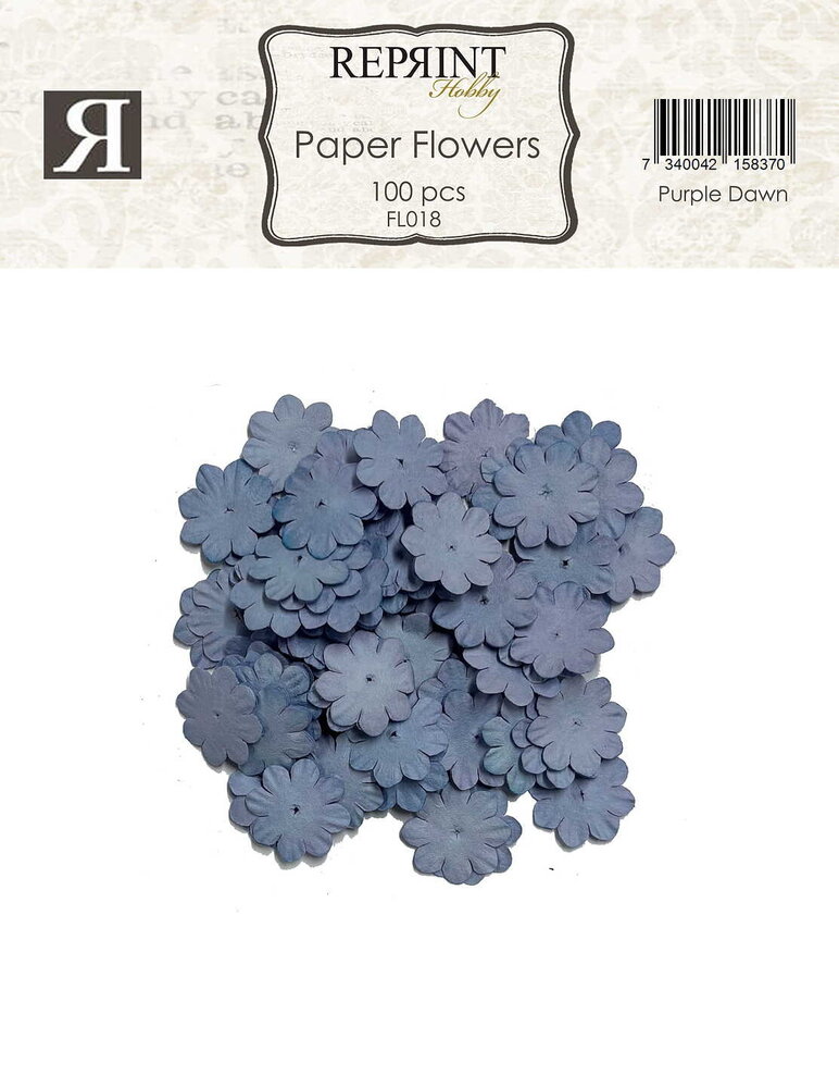 Reprint PRE-ORDER Paper Flowers Purple Dawn (FL018)