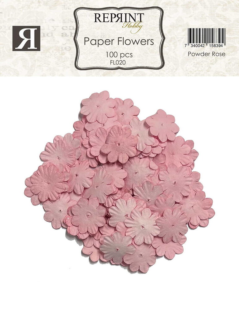 Reprint PRE-ORDER Paper Flowers Powder Rose (FL020) Reprint PRE-ORDER Paper Flowers Powder Rose (FL020)