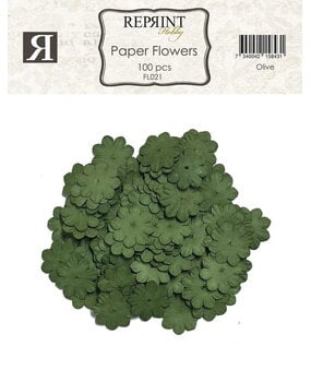 Reprint PRE-ORDER Paper Flowers Olive (FL021) Reprint PRE-ORDER Paper Flowers Olive (FL021)