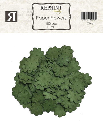 Reprint PRE-ORDER Paper Flowers Olive (FL021) Reprint PRE-ORDER Paper Flowers Olive (FL021)