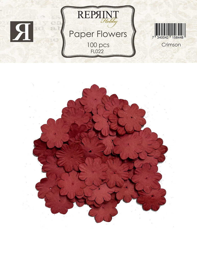 Reprint PRE-ORDER Paper Flowers Crimson (FL022) Reprint PRE-ORDER Paper Flowers Crimson (FL022)