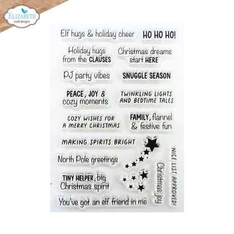Elizabeth Craft Designs Snuggle Season A6 Clear Stamps Season Sentiments (CS463) Elizabeth Craft Designs Snuggle Season A6 Clear Stamps Season Sentiments (CS463)