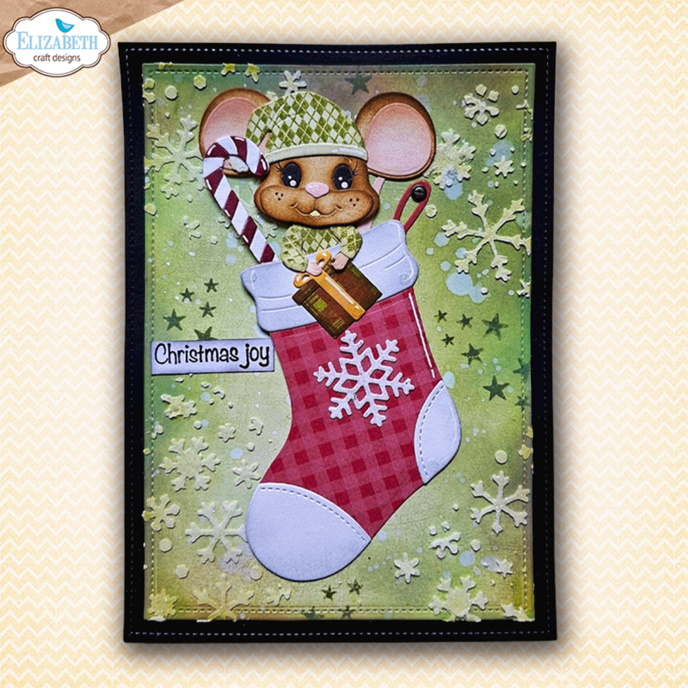 Elizabeth Craft Designs Snuggle Season A5 Clear Stamps Textile Stamp (CS464) Elizabeth Craft Designs Snuggle Season A5 Clear Stamps Textile Stamp (CS464)