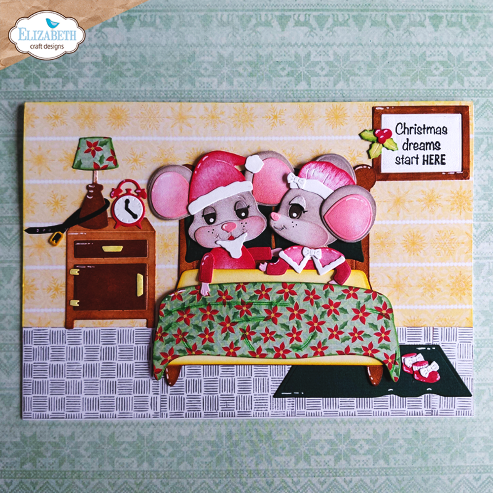 Elizabeth Craft Designs Snuggle Season Dies Bedtime (2383) Elizabeth Craft Designs Snuggle Season Dies Bedtime (2383)