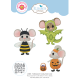 Elizabeth Craft Designs Snuggle Season Dies Halloween Costumes Cute (2384)