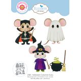 Elizabeth Craft Designs Snuggle Season Dies Halloween Costumes Scary (2385)