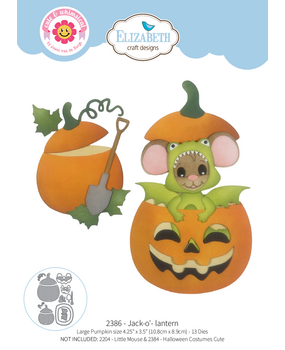 Elizabeth Craft Designs Snuggle Season Dies Jack-o'- Lantern (2386) Elizabeth Craft Designs Snuggle Season Dies Jack-o'- Lantern (2386)
