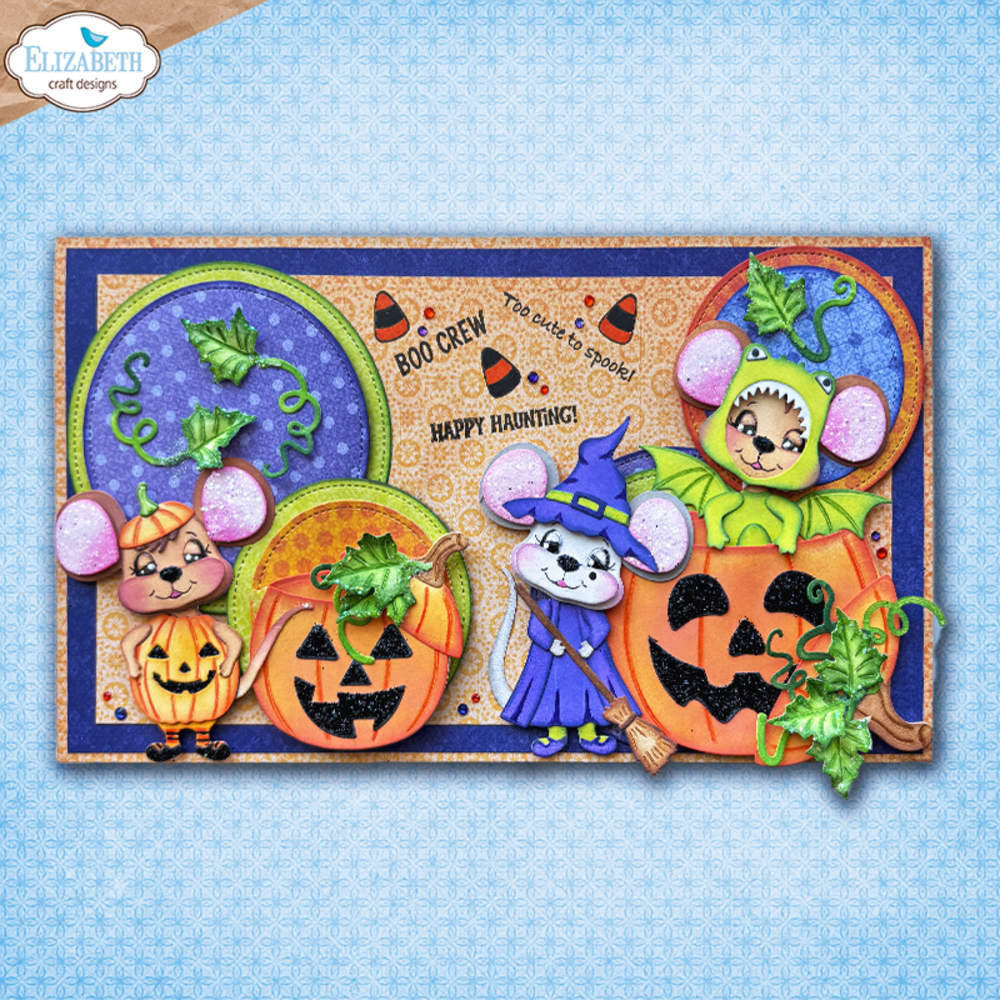 Elizabeth Craft Designs Snuggle Season Dies Jack-o'- Lantern (2386) Elizabeth Craft Designs Snuggle Season Dies Jack-o'- Lantern (2386)
