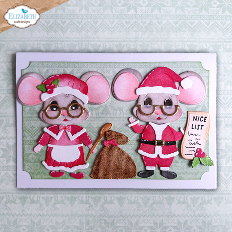 Elizabeth Craft Designs Snuggle Season Dies Santa and Mrs. Claus (2387) Elizabeth Craft Designs Snuggle Season Dies Santa and Mrs. Claus (2387)