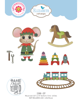 Elizabeth Craft Designs Snuggle Season Dies Elf (2388) Elizabeth Craft Designs Snuggle Season Dies Elf (2388)