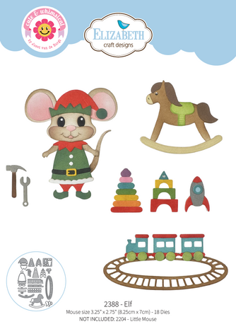 Elizabeth Craft Designs Snuggle Season Dies Elf (2388) Elizabeth Craft Designs Snuggle Season Dies Elf (2388)