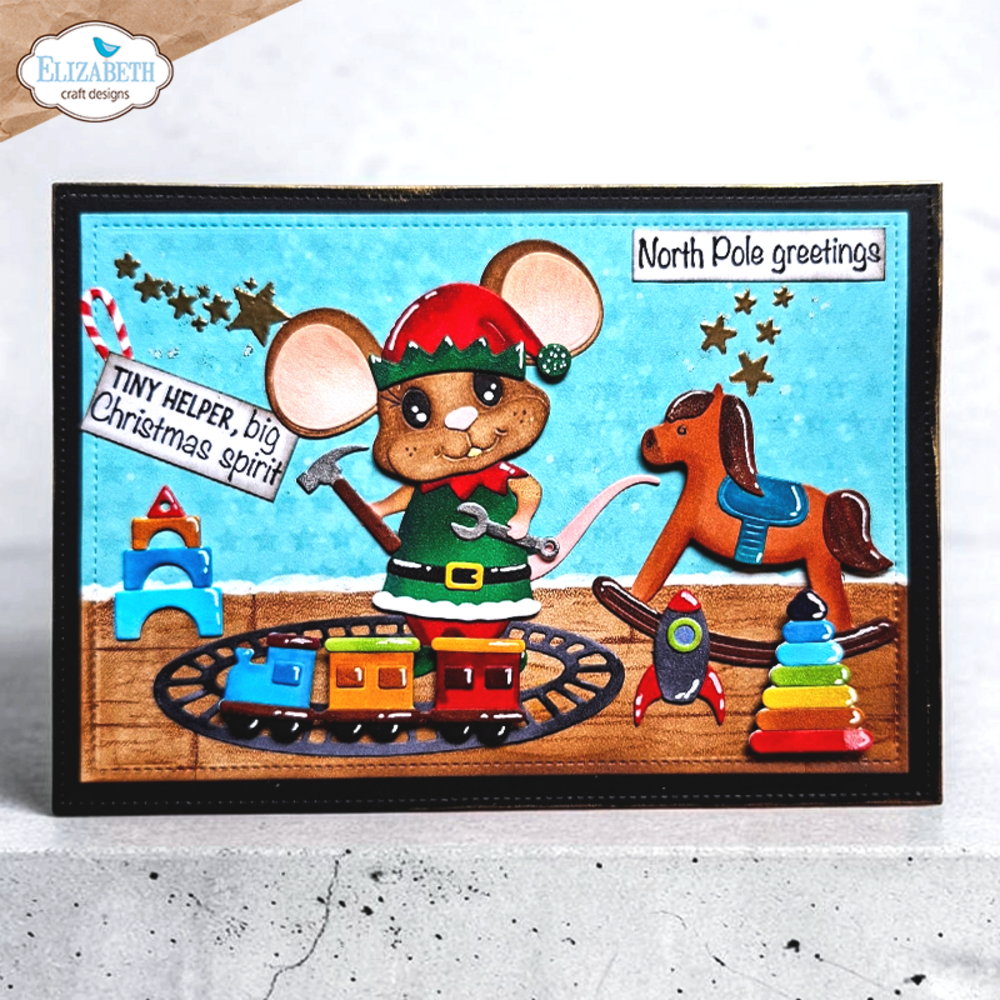 Elizabeth Craft Designs Snuggle Season Dies Elf (2388) Elizabeth Craft Designs Snuggle Season Dies Elf (2388)
