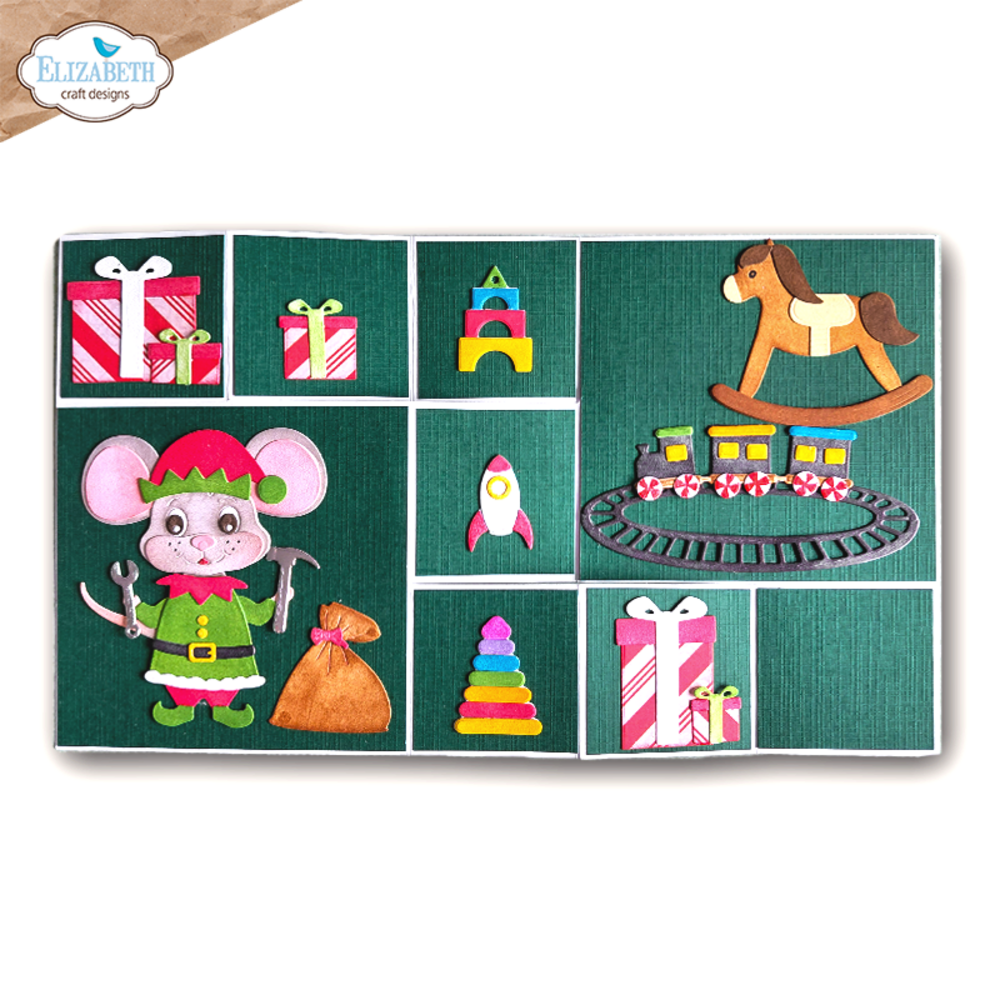 Elizabeth Craft Designs Snuggle Season Dies Elf (2388) Elizabeth Craft Designs Snuggle Season Dies Elf (2388)