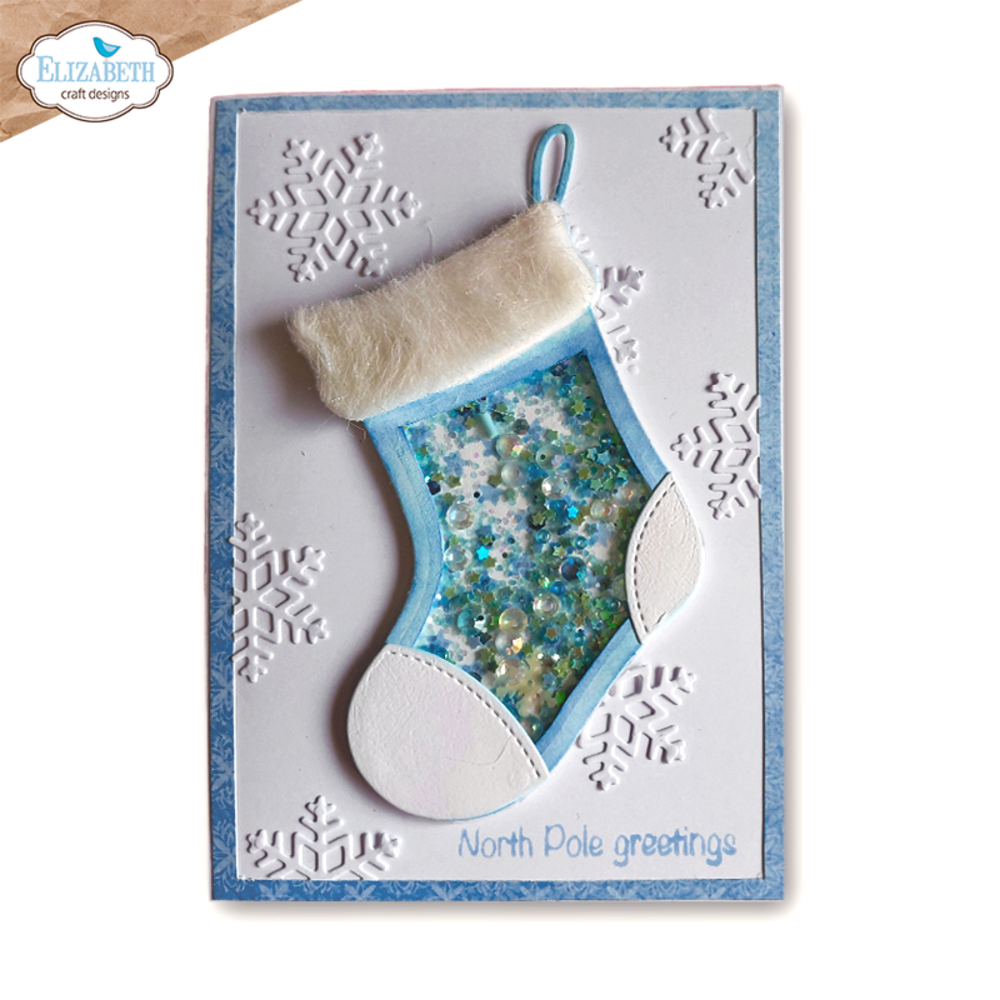 Elizabeth Craft Designs Snuggle Season Dies Stocking (2389) Elizabeth Craft Designs Snuggle Season Dies Stocking (2389)