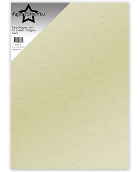 Paper Favourites Ivory A4 Pearl Paper 250gsm (PFSS416) Paper Favourites Ivory A4 Pearl Paper 250gsm (PFSS416)