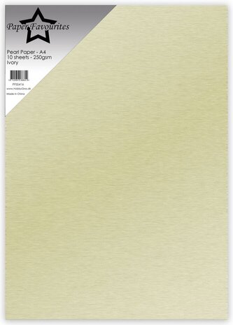 Paper Favourites Ivory A4 Pearl Paper 250gsm (PFSS416) Paper Favourites Ivory A4 Pearl Paper 250gsm (PFSS416)