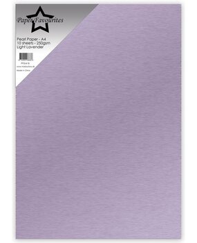 Paper Favourites Light Lavender A4 Pearl Paper 250gsm (PFSS418) Paper Favourites Light Lavender A4 Pearl Paper 250gsm (PFSS418)