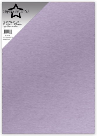 Paper Favourites Light Lavender A4 Pearl Paper 250gsm (PFSS418) Paper Favourites Light Lavender A4 Pearl Paper 250gsm (PFSS418)