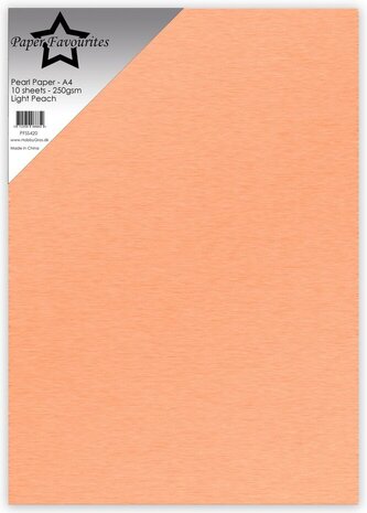 Paper Favourites Light Peach A4 Pearl Paper 250gsm (PFSS420) Paper Favourites Light Peach A4 Pearl Paper 250gsm (PFSS420)