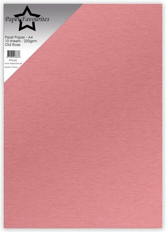 Paper Favourites Old Rose A4 Pearl Paper 250gsm (PFSS422) Paper Favourites Old Rose A4 Pearl Paper 250gsm (PFSS422)