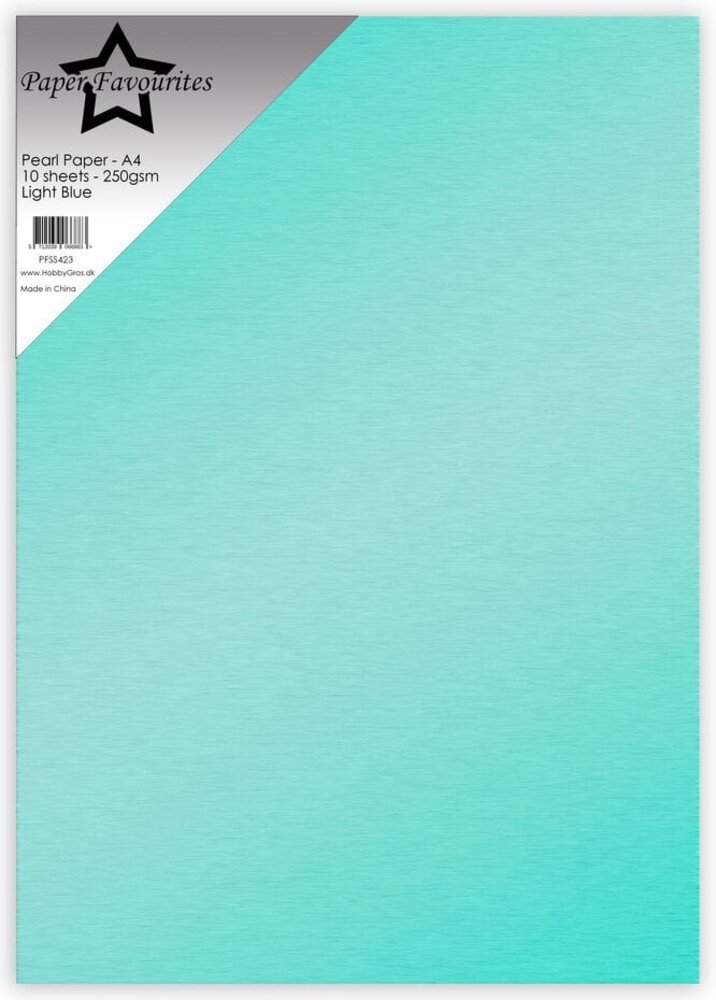 Paper Favourites Light Blue A4 Pearl Paper 250gsm (PFSS423) Paper Favourites Light Blue A4 Pearl Paper 250gsm (PFSS423)
