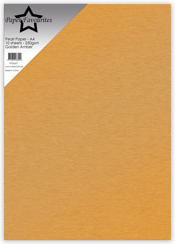 Paper Favourites Golden Amber A4 Pearl Paper 250gsm (PFSS427) Paper Favourites Golden Amber A4 Pearl Paper 250gsm (PFSS427)