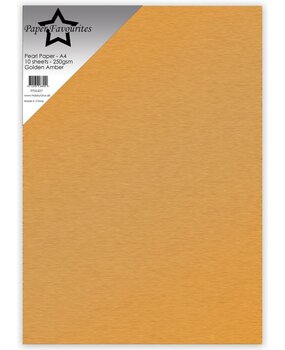 Paper Favourites Golden Amber A4 Pearl Paper 250gsm (PFSS427) Paper Favourites Golden Amber A4 Pearl Paper 250gsm (PFSS427)