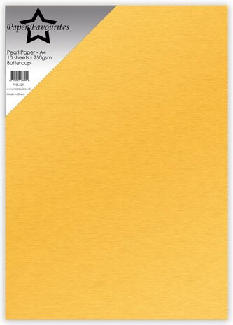 Paper Favourites Buttercup A4 Pearl Paper 250gsm (PFSS429) Paper Favourites Buttercup A4 Pearl Paper 250gsm (PFSS429)