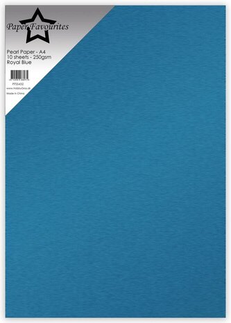 Paper Favourites Royal Blue A4 Pearl Paper 250gsm (PFSS432) Paper Favourites Royal Blue A4 Pearl Paper 250gsm (PFSS432)