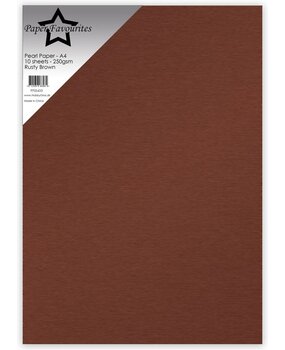 Paper Favourites Rusty Brown A4 Pearl Paper 250gsm (PFSS433) Paper Favourites Rusty Brown A4 Pearl Paper 250gsm (PFSS433)