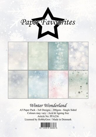 Paper Favourites Winter Wonderland A5 Paper Pack (PFA236) Paper Favourites Winter Wonderland A5 Paper Pack (PFA236)
