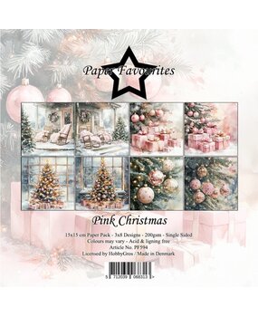 Paper Favourites Pink Christmas 6x6 Inch Paper Pack (PF594) Paper Favourites Pink Christmas 6x6 Inch Paper Pack (PF594)