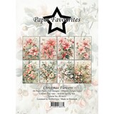 Paper Favourites Christmas Flowers A6 Paper Pack (PFA633)