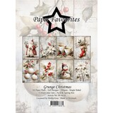 Paper Favourites Grunge Christmas A6 Paper Pack (PFA634)