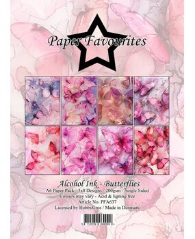 Paper Favourites Alcohol Ink Butterflies A6 Paper Pack (PFA637) Paper Favourites Alcohol Ink Butterflies A6 Paper Pack (PFA637)