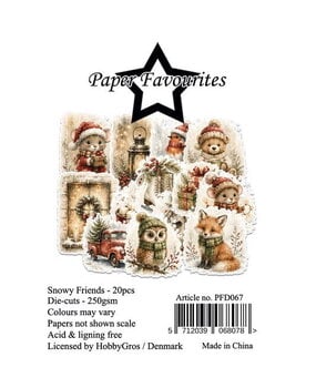 Paper Favourites Die-Cuts Snowy Friends (PFD067) Paper Favourites Die-Cuts Snowy Friends (PFD067)
