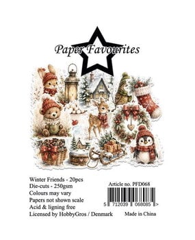 Paper Favourites Die-Cuts Winter Friends (PFD068) Paper Favourites Die-Cuts Winter Friends (PFD068)