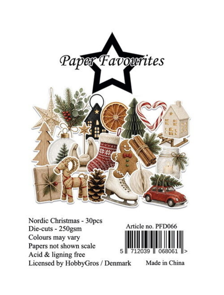 Paper Favourites Die-Cuts Nordic Christmas (PFD066) Paper Favourites Die-Cuts Nordic Christmas (PFD066)