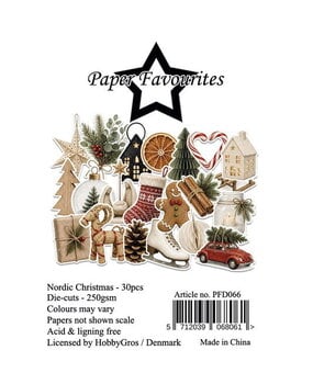Paper Favourites Die-Cuts Nordic Christmas (PFD066) Paper Favourites Die-Cuts Nordic Christmas (PFD066)