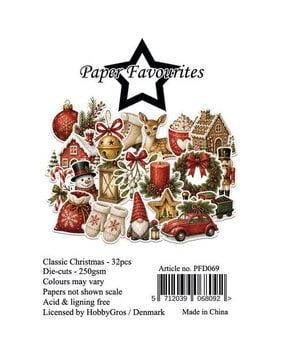 Paper Favourites Die-Cuts Classic Christmas (PFD069) Paper Favourites Die-Cuts Classic Christmas (PFD069)