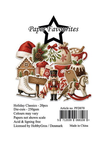 Paper Favourites Die-Cuts Holiday Classics (PFD070) Paper Favourites Die-Cuts Holiday Classics (PFD070)