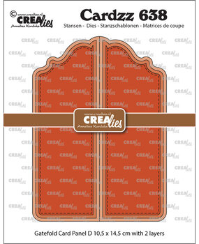 Crealies Cardzz Dies Gatefold Card Paneel D (CLCL638)