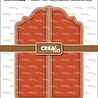 Crealies Cardzz Dies Gatefold Card Paneel D (CLCL638) Crealies Cardzz Dies Gatefold Card Paneel D (CLCL638)