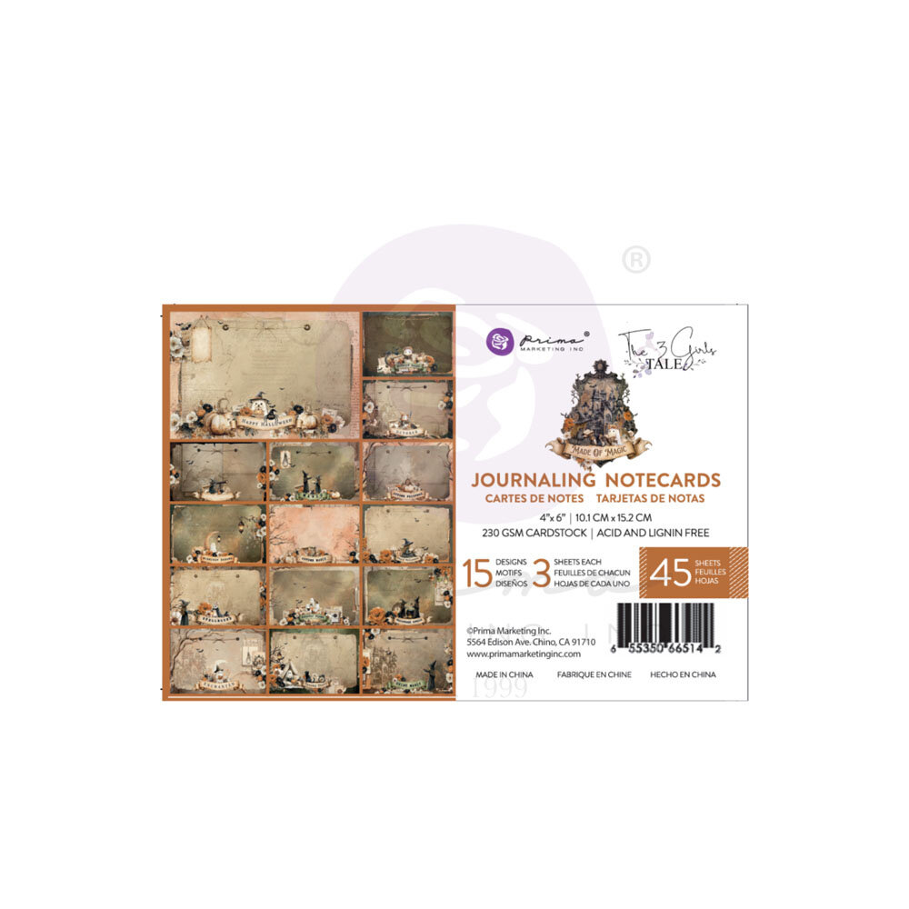 Prima Marketing Inc PRE-ORDER Made of Magic 4x6 Inch Journaling Cards (684839)