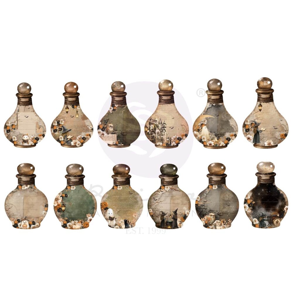 Prima Marketing Inc PRE-ORDER Made of Magic Potion Bottle Tag Pad (684877) Prima Marketing Inc PRE-ORDER Made of Magic Potion Bottle Tag Pad (684877)